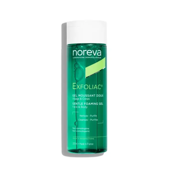NOREVA EXFOLIAC GEL MOUSSANT DOUX 200ML