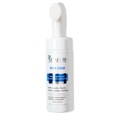 RIVADERM RIVA CLEAR MOUSSE NETTOYANTE ECLAIRCISSANTE 200ML