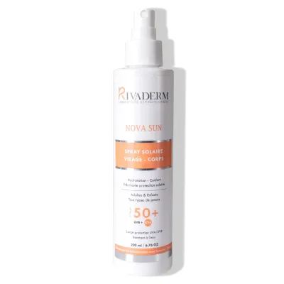 RIVADERM NOVA SUN SPRAY SOLAIRE SPF 50+ 200ML