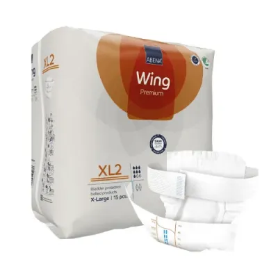 ABENA WING PREMIUM COUCHE ADULTE X-LARGE XL2 15 PIECES