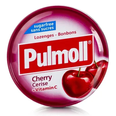 PULMOLL SANS SUCRE SAVEUR CERISE 45G