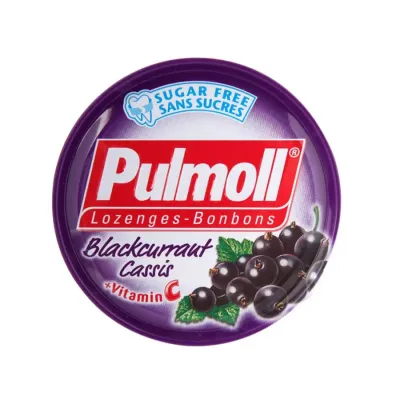 PULMOLL SANS SUCRE SAVEUR CASSIS 45G
