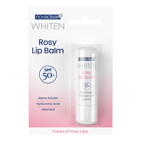 NOVACLEAR WHITEN ROSY LIP BALM SPF50+ 4,9GR