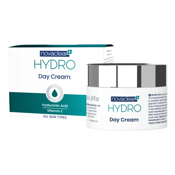 NOVACLEAR HYDRO GEL-CREME DE JOUR A L'ACIDE HYALURONIQUE 50ML