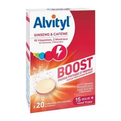 ALVITYL TONUS BOOST EFFERVESCENT 20 COMPRIMES