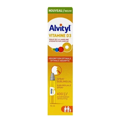 ALVITYL Vitamine D3 Spray Sublingual 10 ml