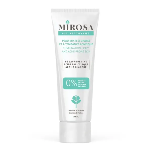MIROSA GEL NETTOYANT PEAU MIXTE A GRASSE 200ML