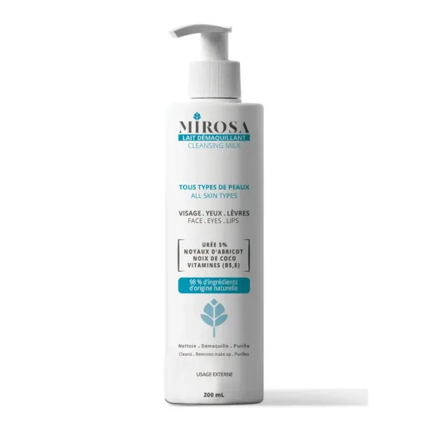MIROSA LAIT DEMAQUILLANT 200 ML