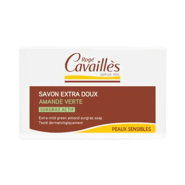 ROGE CAVAILLES SAVON SURGRAS EXTRA-DOUX-AMANDE VERTE150G