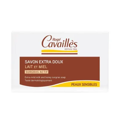 ROGE CAVAILLES SAVON EXTRA DOUX LAIT ET MIEL 150GR