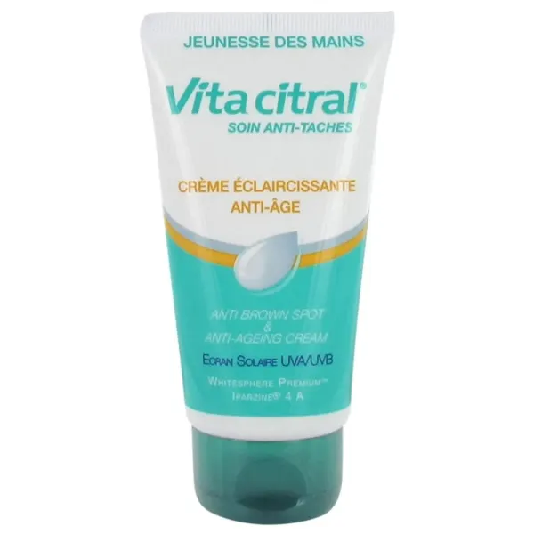 VITA CITRAL SOIN ANTI TACHES CREME ECLAIRCISSANTE MAINS ANTI AGE 75 ML