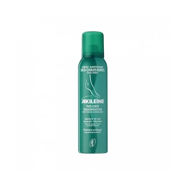 AKILEINE SPRAY ASEPTISANT DEO CHAUSSURES TRES FORTE TRANSPIRATION 150ML