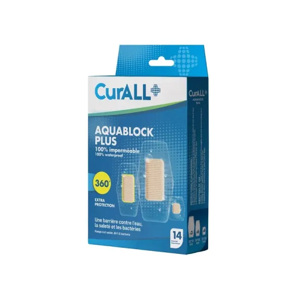 CURALL AQUA BLOCK PLUS ASSORTED B/14