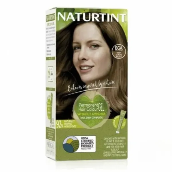 NATURTINT COLORATION PERMANENTE 6GA CHATAIN FONCE AMANDE 170 ML