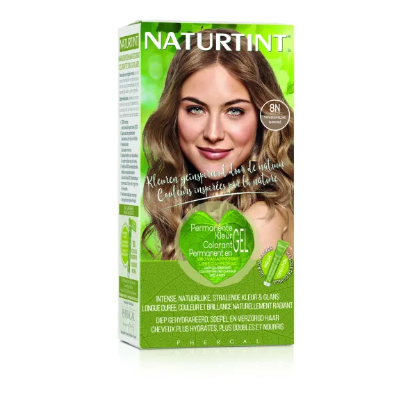 NATURTINT COLORATION PERMANANTE 8N BLOND BLÉ 170 ML