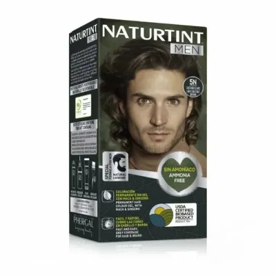 NATURTINT MEN COLORATION PERMANENTE 5N BRUN CHATAIN CLAIR 150 ML