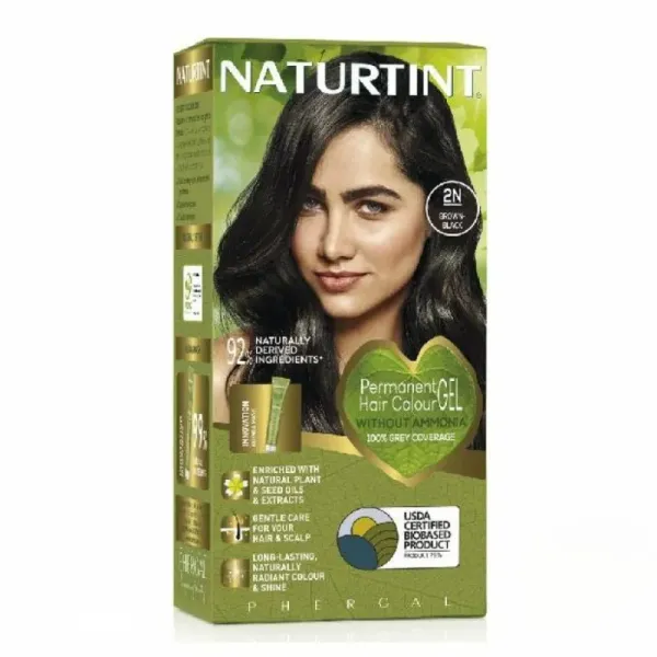 NATURTINT COLORATION PERMANENTE 2N CHATIN NOIR 170ML