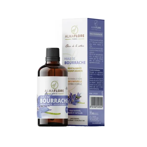 ALMAFLORE HUILE DE BOURRACHE 50ML