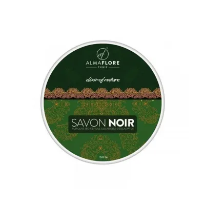 ALMAFLORE SAVON NOIR A L'EUCALYPTUS 150 GR