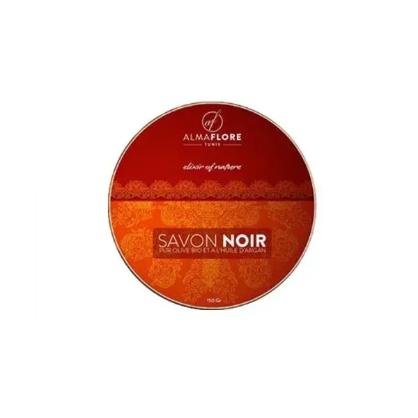 ALMAFLORE SAVON NOIR A L'HUILE D'ARGAN 150 GR