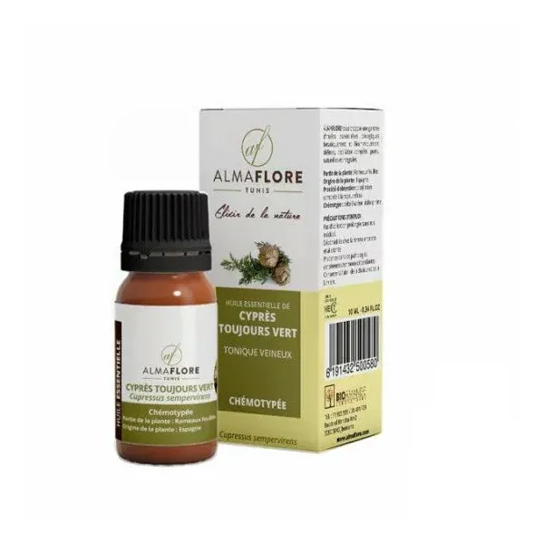 ALMAFLORE HUILE ESSENTIELLE DE CYPRÈS 10ML