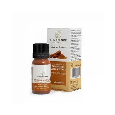 ALMAFLORE HUILE ESSENTIELLE DE CANNELLE DE CEYLAN 10ML