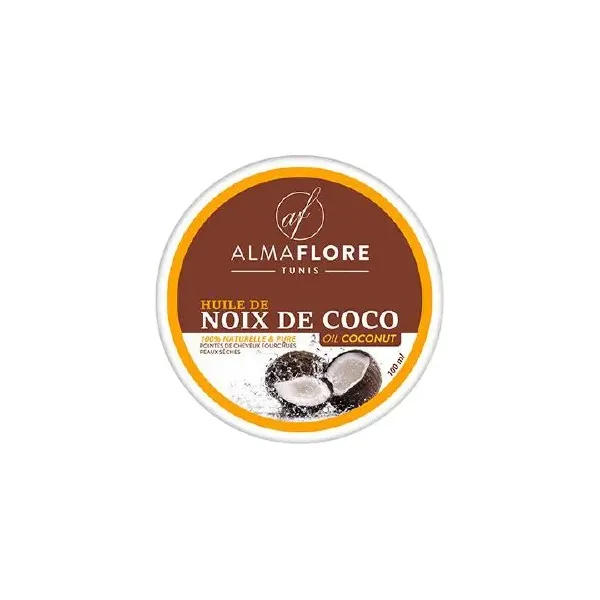 ALMAFLORE HUILE NOIX DE COCO POT 100ML
