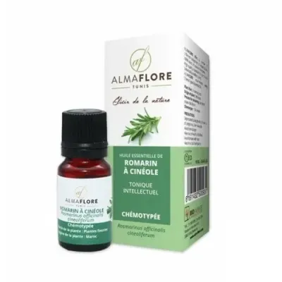 ALMAFLORE HUILE ESSENTIELLE DE ROMARIN A CINEOLE 10ML