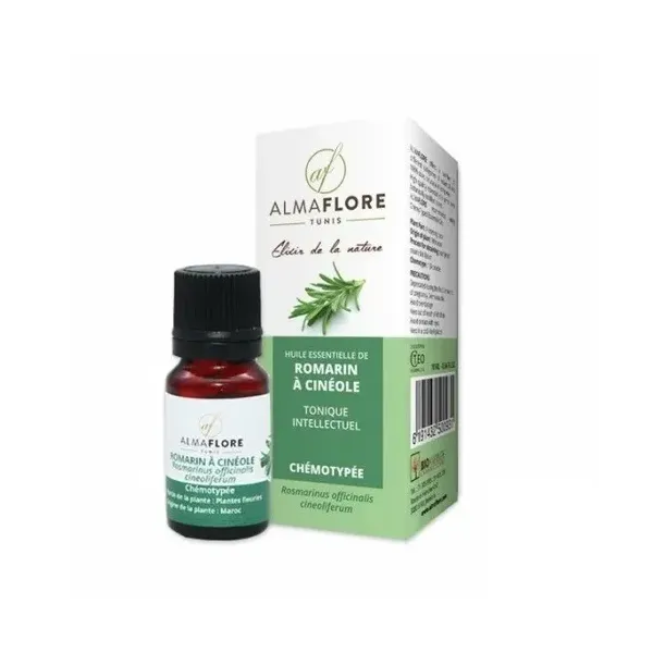 ALMAFLORE HUILE ESSENTIELLE DE ROMARIN A CINEOLE 10ML