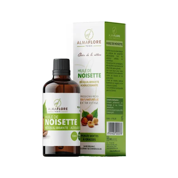 ALMAFLORE HUILE DE NOISETTE BIO 50ML