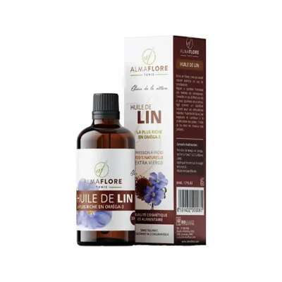 ALMAFLORE HUILE DE LIN 50ML