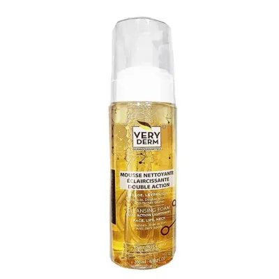 VERY DERM MOUSSE NETTOYANTE ECLAIRCISSANTE DOUBLE ACTION  200ML
