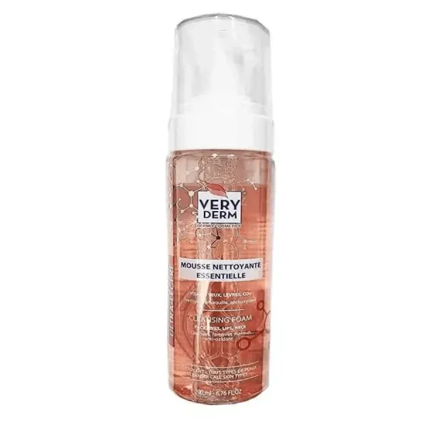 VERY DERM MOUSSE NETTOYANTE ESSENTIELLE ULTRA LEGERE 200ML