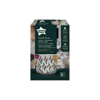 TOMMEE TIPPEE SACS DE STERILISATION VOYAGE *5 SACS