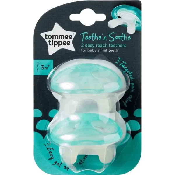 TOMMEE TIPPEE 2 ANNEAUX DE DENTITIONS 3M+