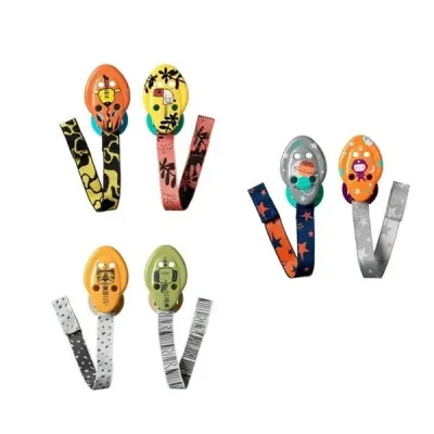 TOMMEE TIPPEE 2 ATTACHES SUCETTES CLIP-ON 0M+