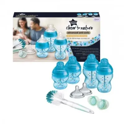 TOMMEE TIPPEE ADVANCED ANTI-COLIQUE KIT DE NAISSANCE BLEU