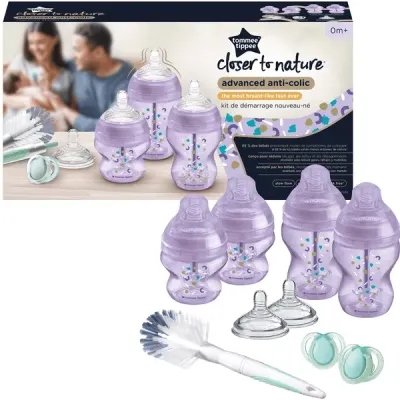TOMMEE TIPPEE ADVANCED ANTI-COLIQUE KIT DE NAISSANCE ROSE