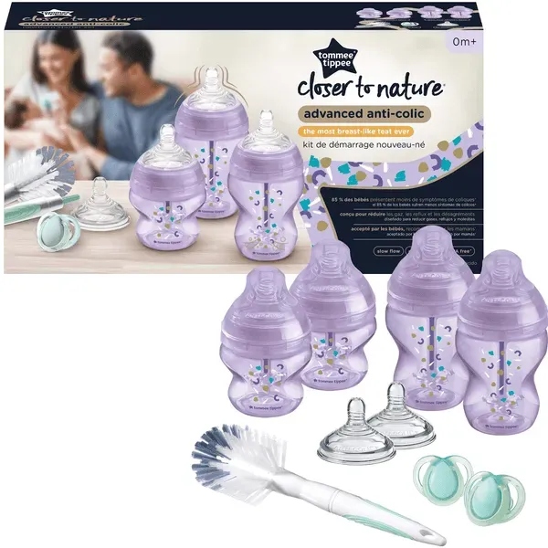 TOMMEE TIPPEE ADVANCED ANTI-COLIQUE KIT DE NAISSANCE ROSE
