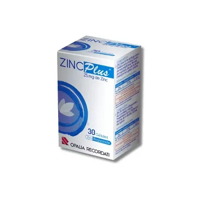 OPALIA RECORDATI ZINC PLUS 25MG 30 GELULES