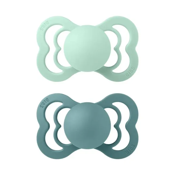 BIBS 2 SUCETTE SUPREME NORDIC MINT ISLAND SEA SIZE 1