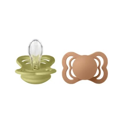 BIBS 2 SUCETTE SUPREME COLLECTION MEADOW EARTH SIZE 1