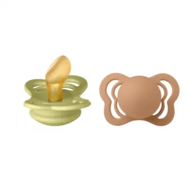 BIBS 2 SUCETTE COUTURE COLLECTION MEADOW EARTH SIZE 1