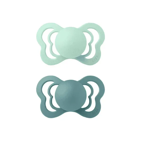 BIBS 2 SUCETTE COUTURE PACIFIER NORDIC MINT ISLAND SEA SIZE 2