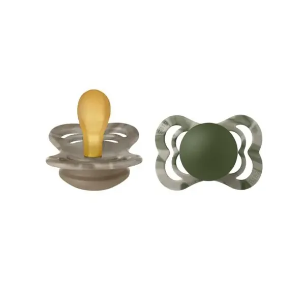 BIBS 02 SUCETTES SUPREME GREEN MIX SIZE 1