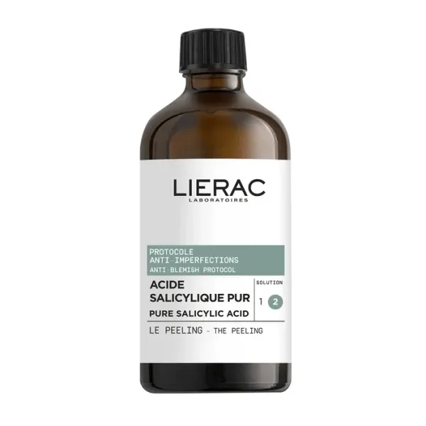 LIERAC LE PEELING ACIDE SALICYLIQUE PUR ANTI IMPERFECTIONS 100ML