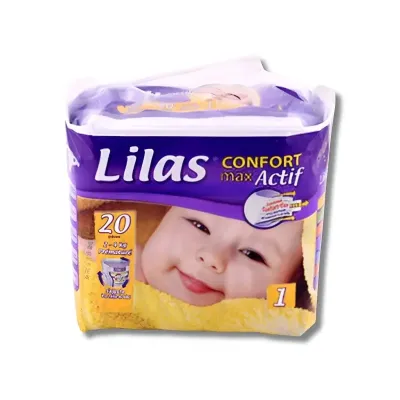 LILAS CONFORT MAX ACTIF COUCHE BB 2-4 KG 20 PIECES