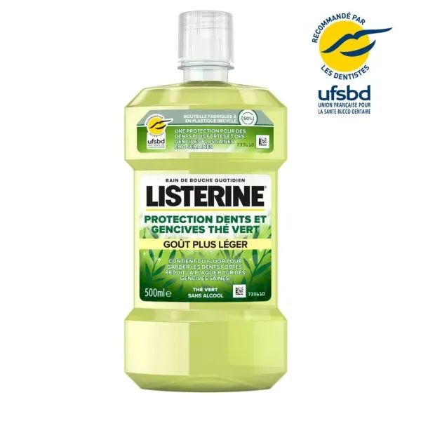 LISTERINE BAIN DE BOUCHE GREEN TEA 250ML
