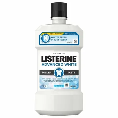LISTERINE BAIN DE BOUCHE ADVANCED WHITE 250 ML