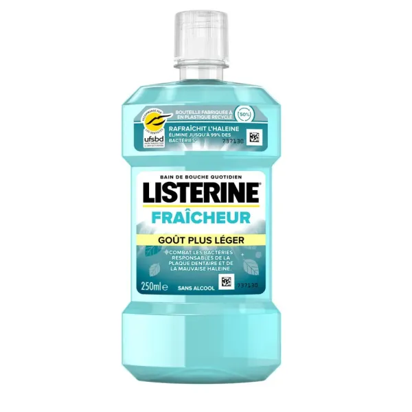 LISTERINE BAIN DE BOUCHE FRAICHEUR 250ML